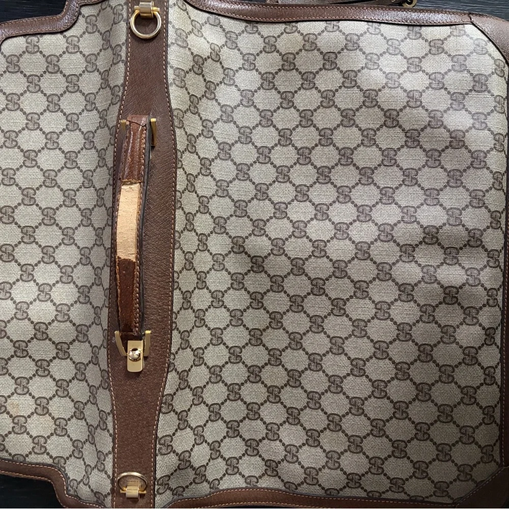 Gucci Brown Patterned Men's Briefcase